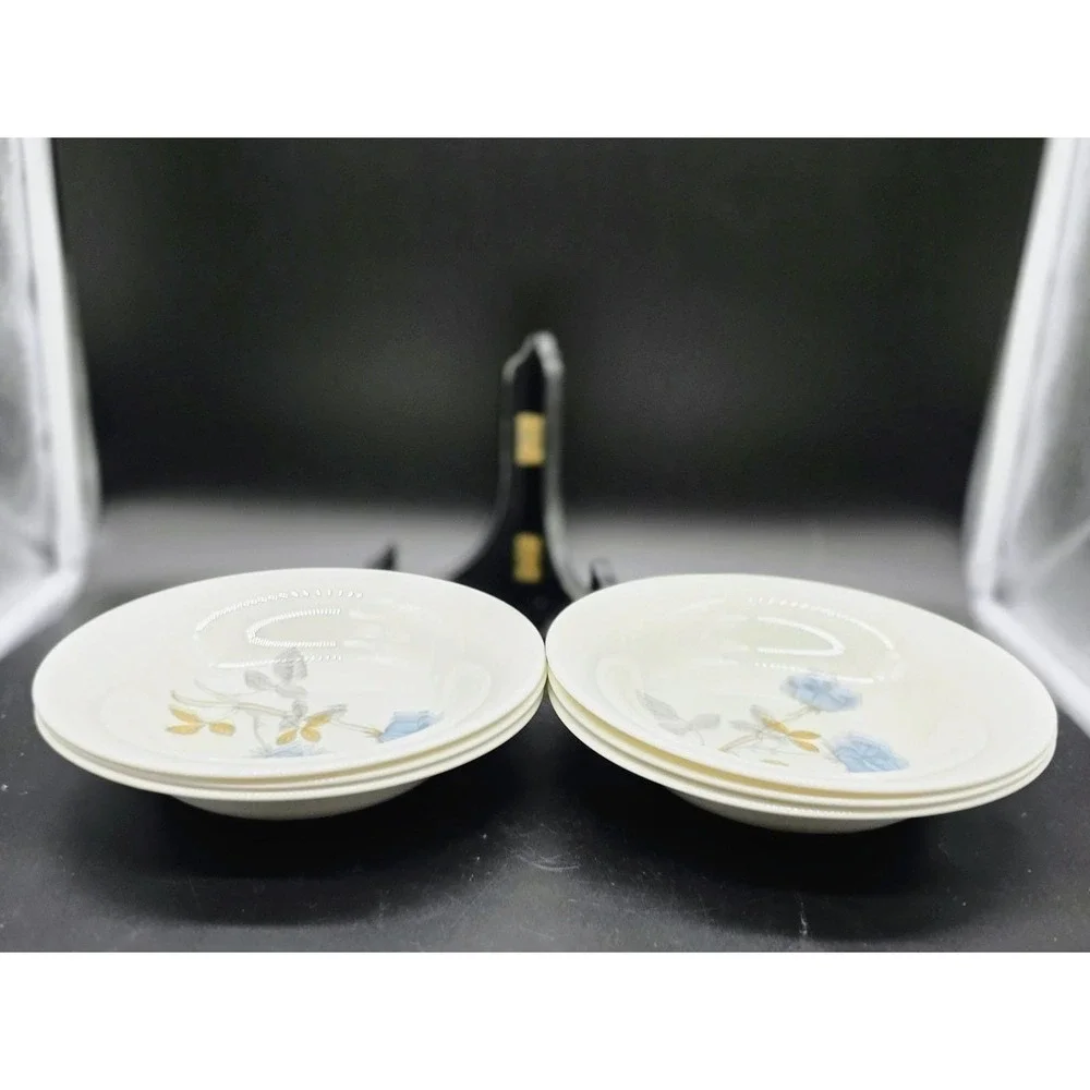 Set/6 Wedgwood Ice Rose 7.75